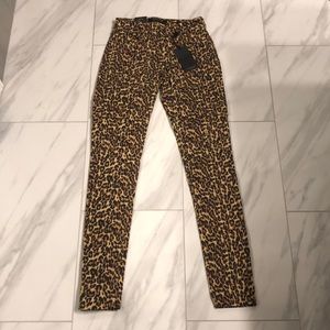 Women’s Scotch and Soda Leopard Print Cargo Jeans